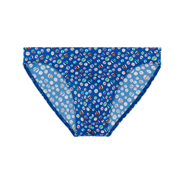 Socoa Swim Micro Briefs | Navy Print 402927-I0RA